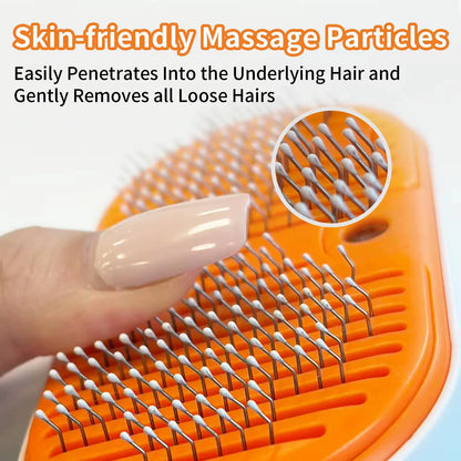 3-in-1 Steam Pet Grooming Brush for Cats & Dogs