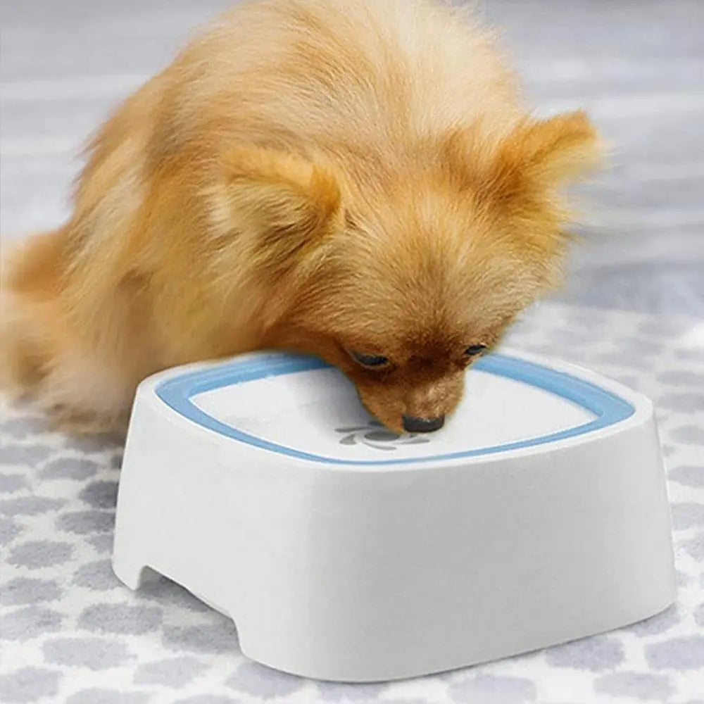Dog Water Bowl, No Spill Pet Water Bowl, Slow Water Feeder Dog Bowl, Pet Water Dispenser Slow Drinking Bowl for Dogs and Cats