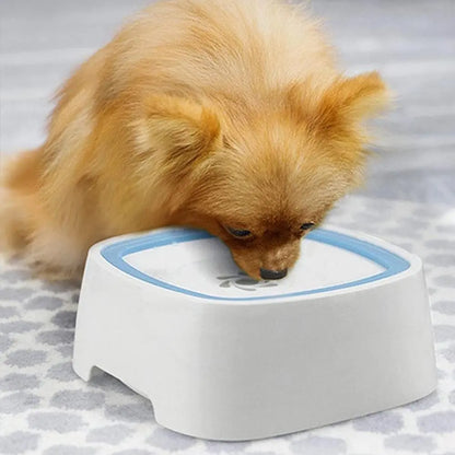 Dog Water Bowl, No Spill Pet Water Bowl, Slow Water Feeder Dog Bowl, Pet Water Dispenser Slow Drinking Bowl for Dogs and Cats